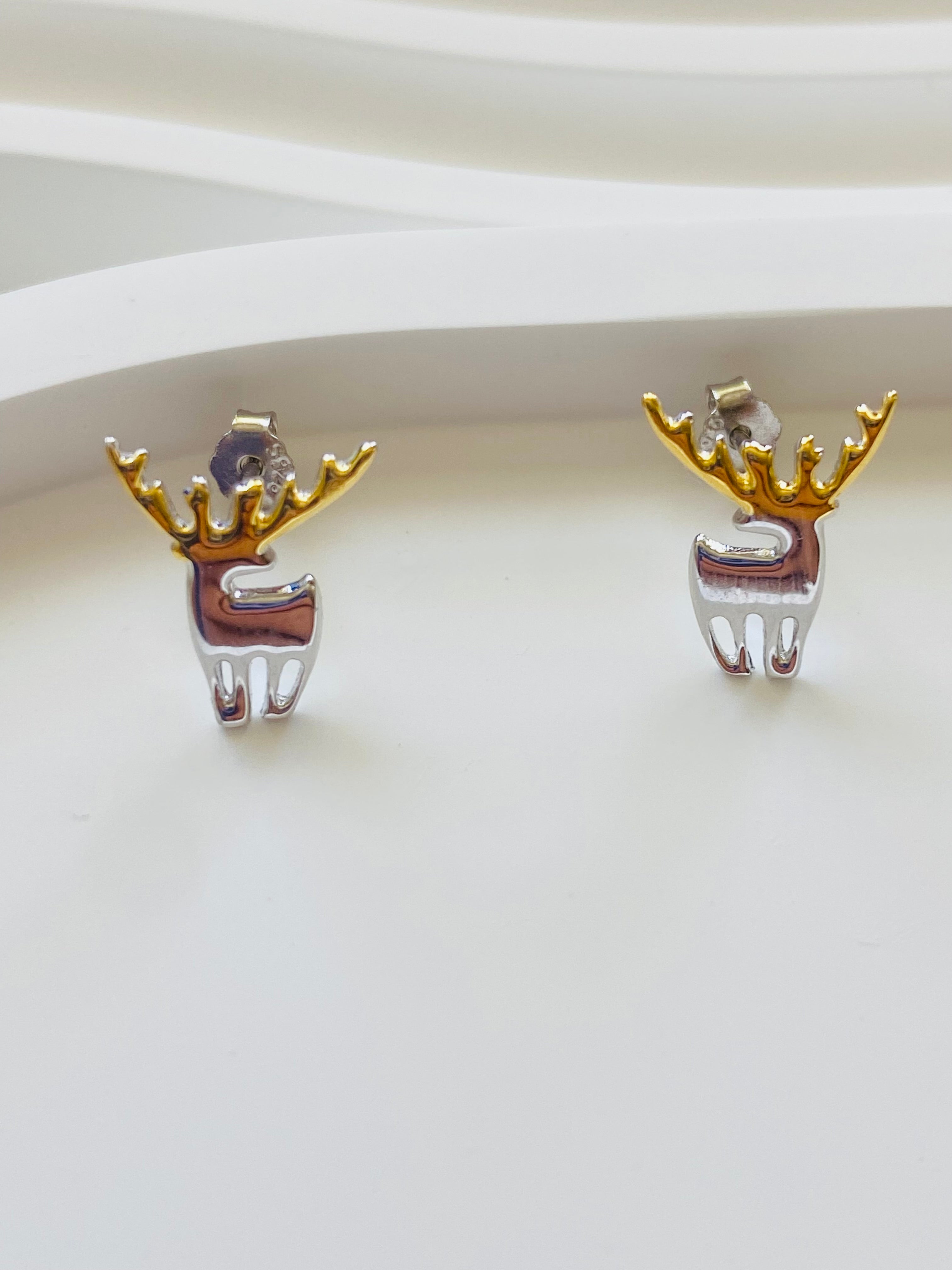 Northern Moose Stud Earrings