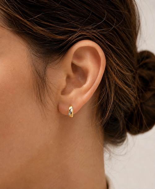 Aurora Twist Stud Earrings
