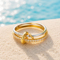Linked Harmony Two-Tone Ring