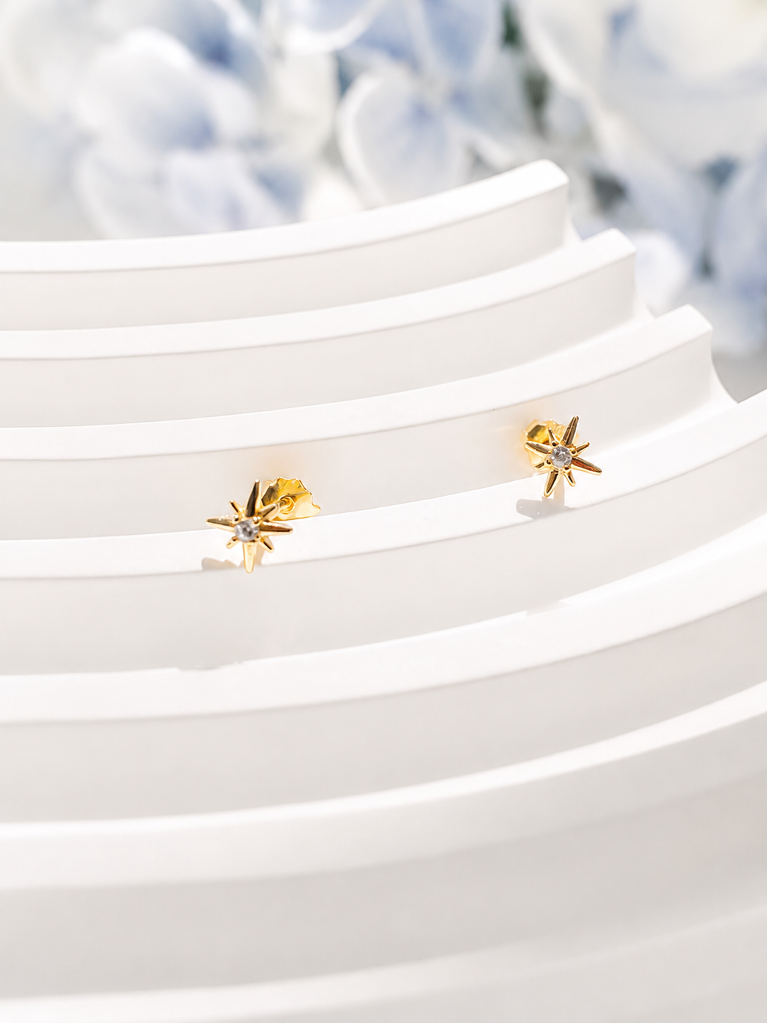 North Star Stud Earrings