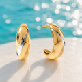 Aurora Twist Stud Earrings