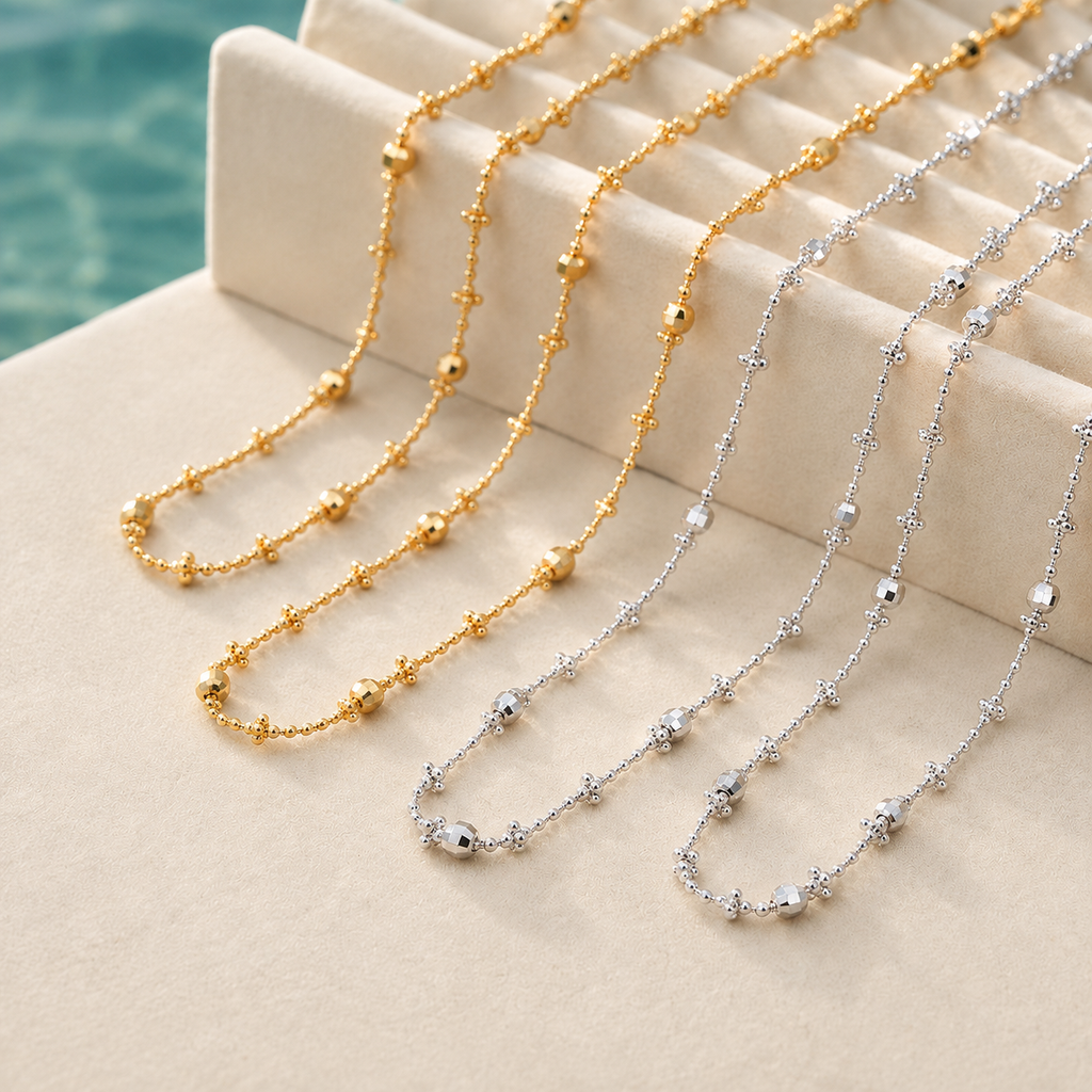 Faye Shimmer Chain Necklace