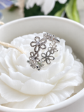 Fiorella Textured Floral Band Ring