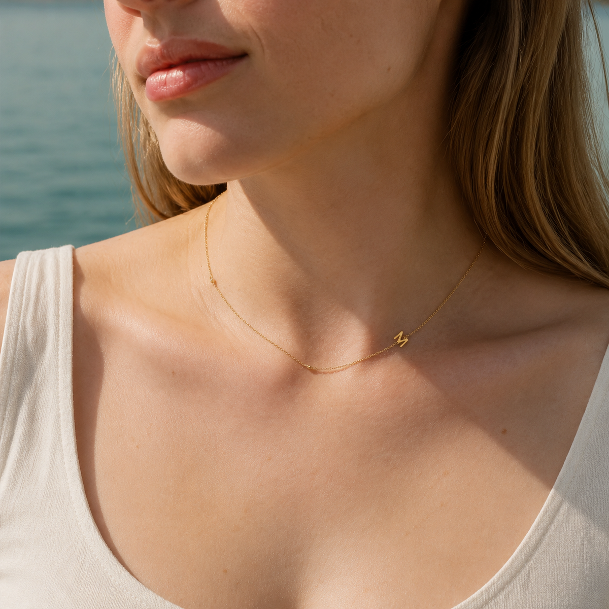 Thea Initial Necklace