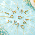 Mosaic Initial Pendant Necklace