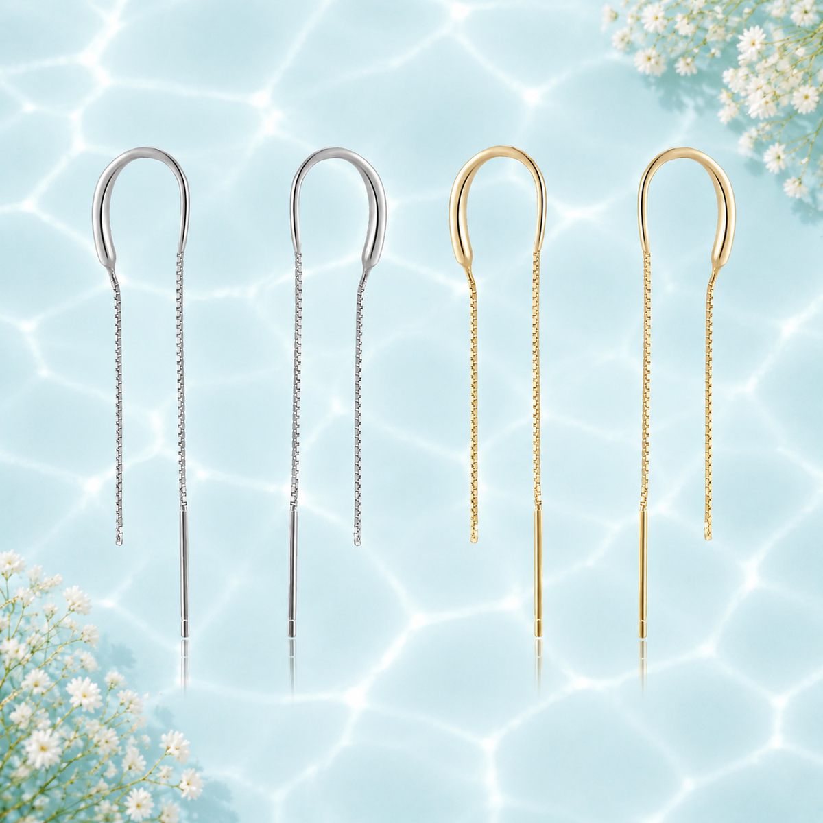 Elara Multi-Way Threader Earrings