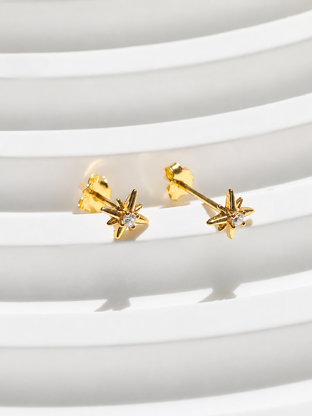 North Star Stud Earrings