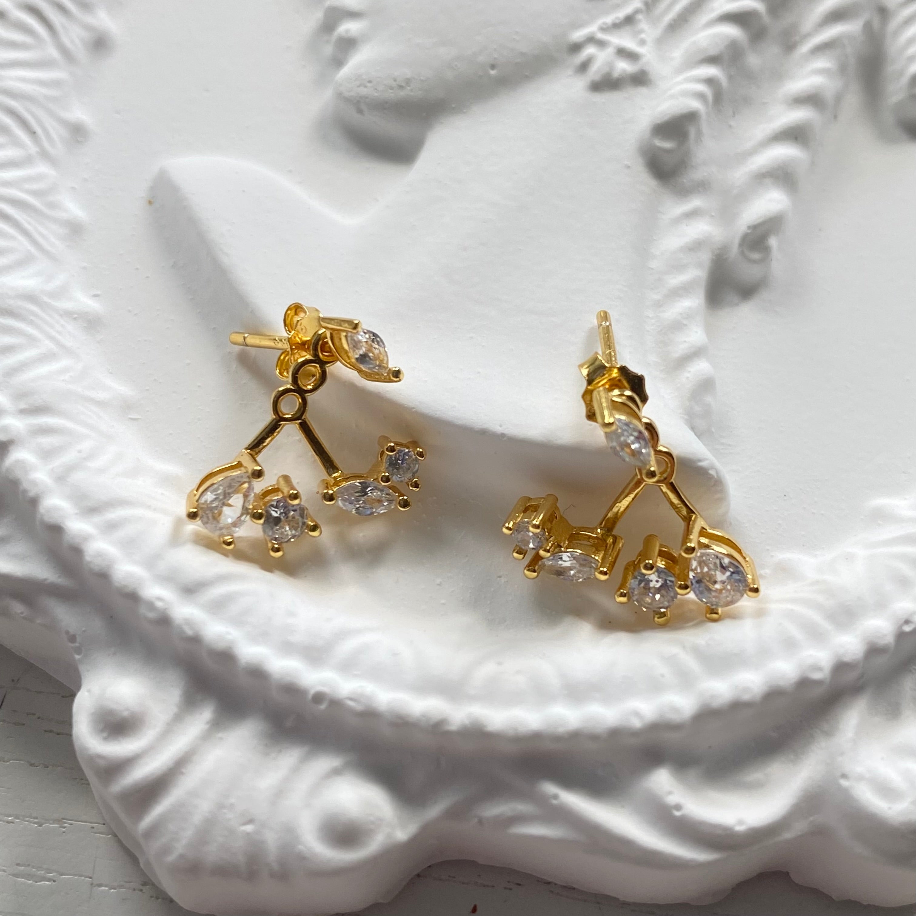 Celeste Marquise Ear Jacket Earrings
