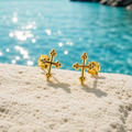 Cross Stud Earrings