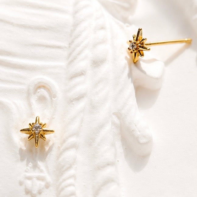 North Star Stud Earrings