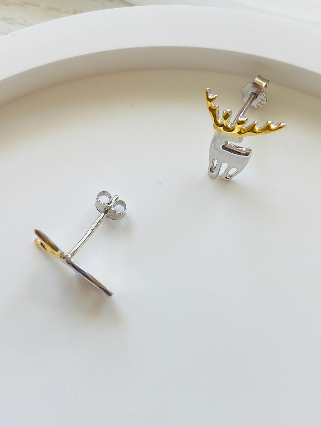 Northern Moose Stud Earrings