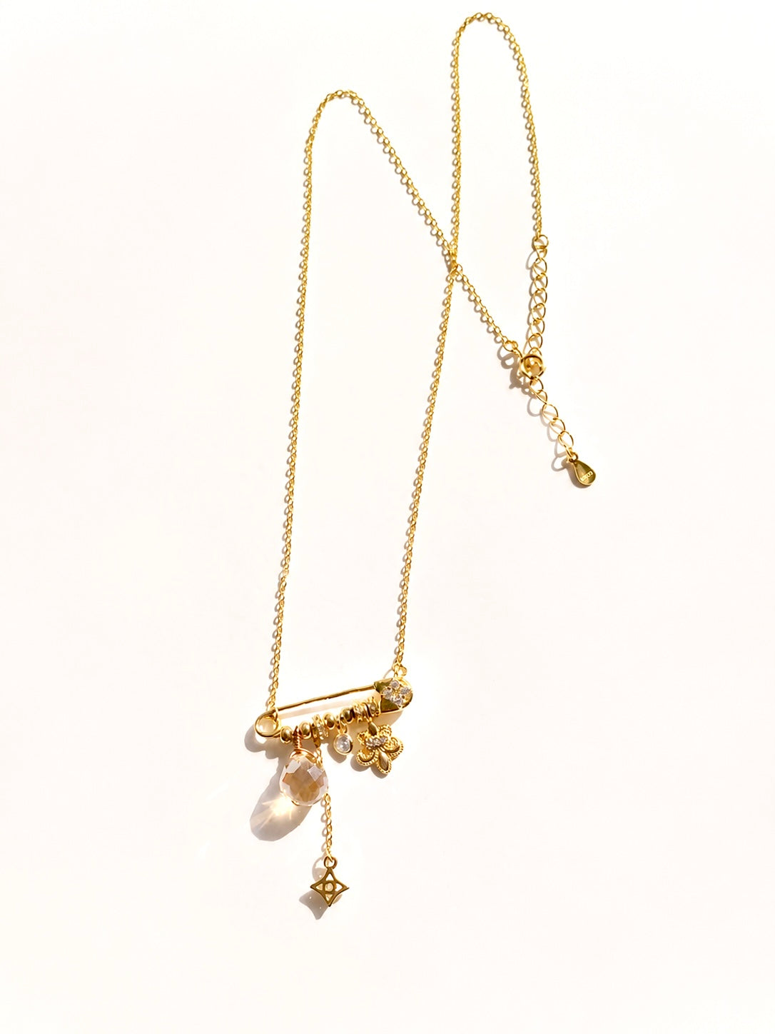 Iris Vintage Charm Necklace
