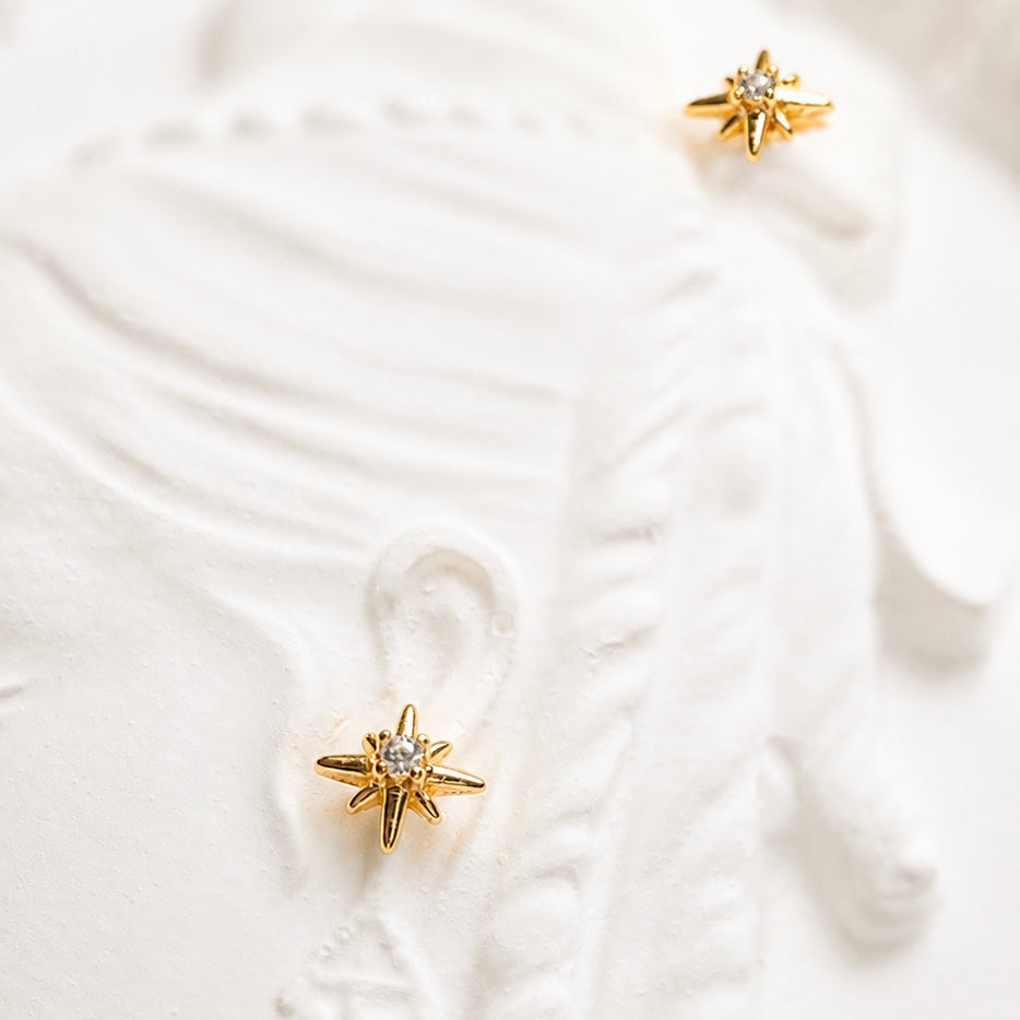 North Star Stud Earrings