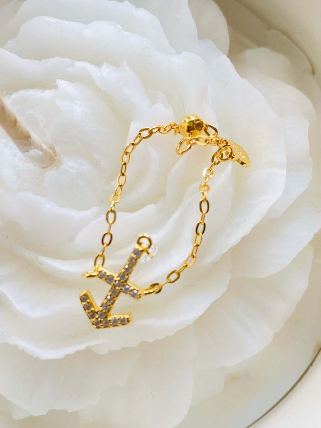 Celestial Zodiac Charm Slider Ring