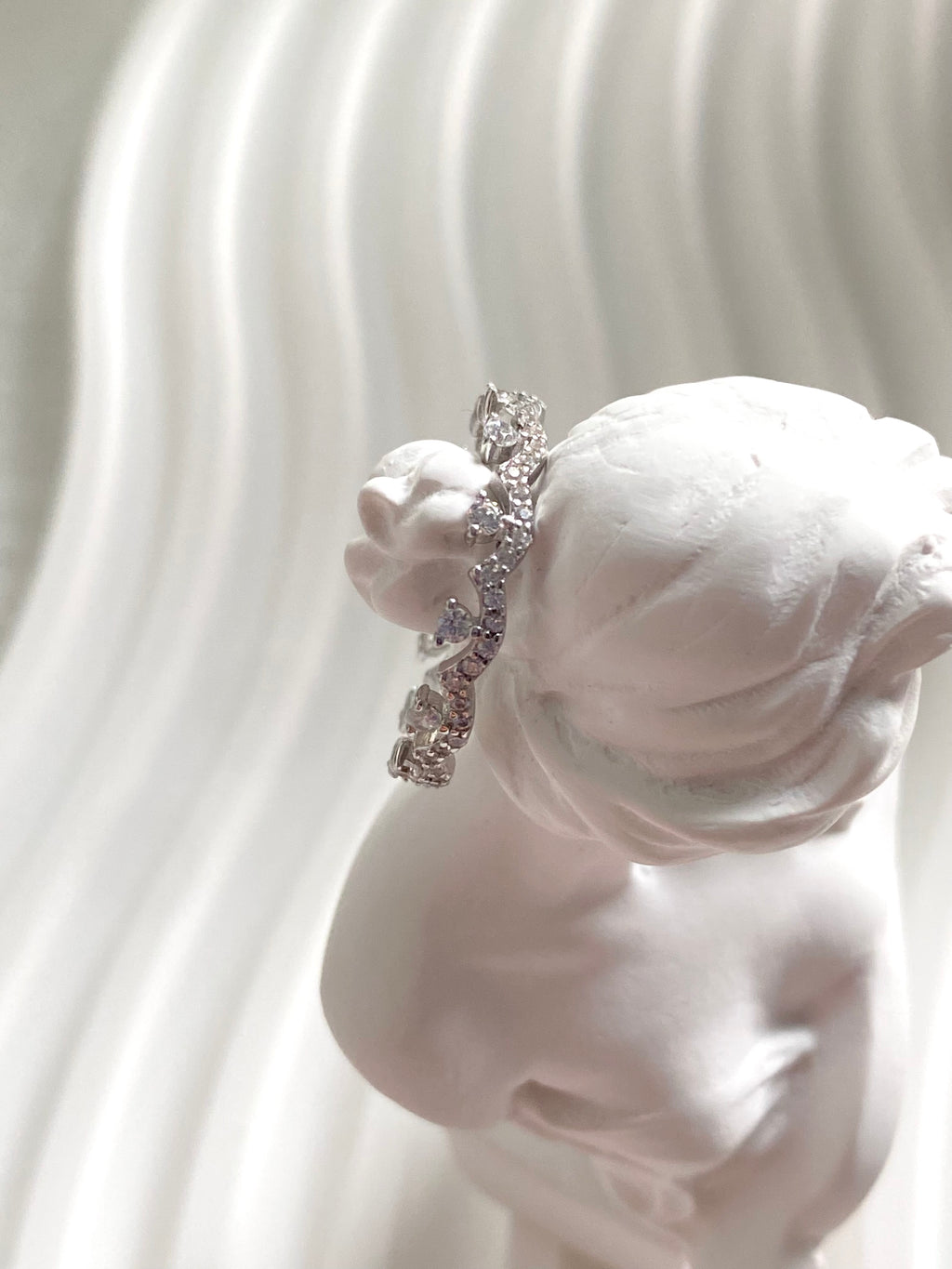 Celine Crown Lace Stackable Ring