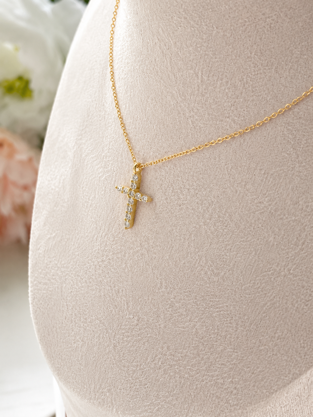 Lumen Cross Necklace
