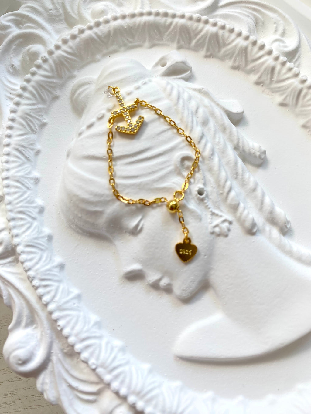 Celestial Zodiac Charm Slider Ring