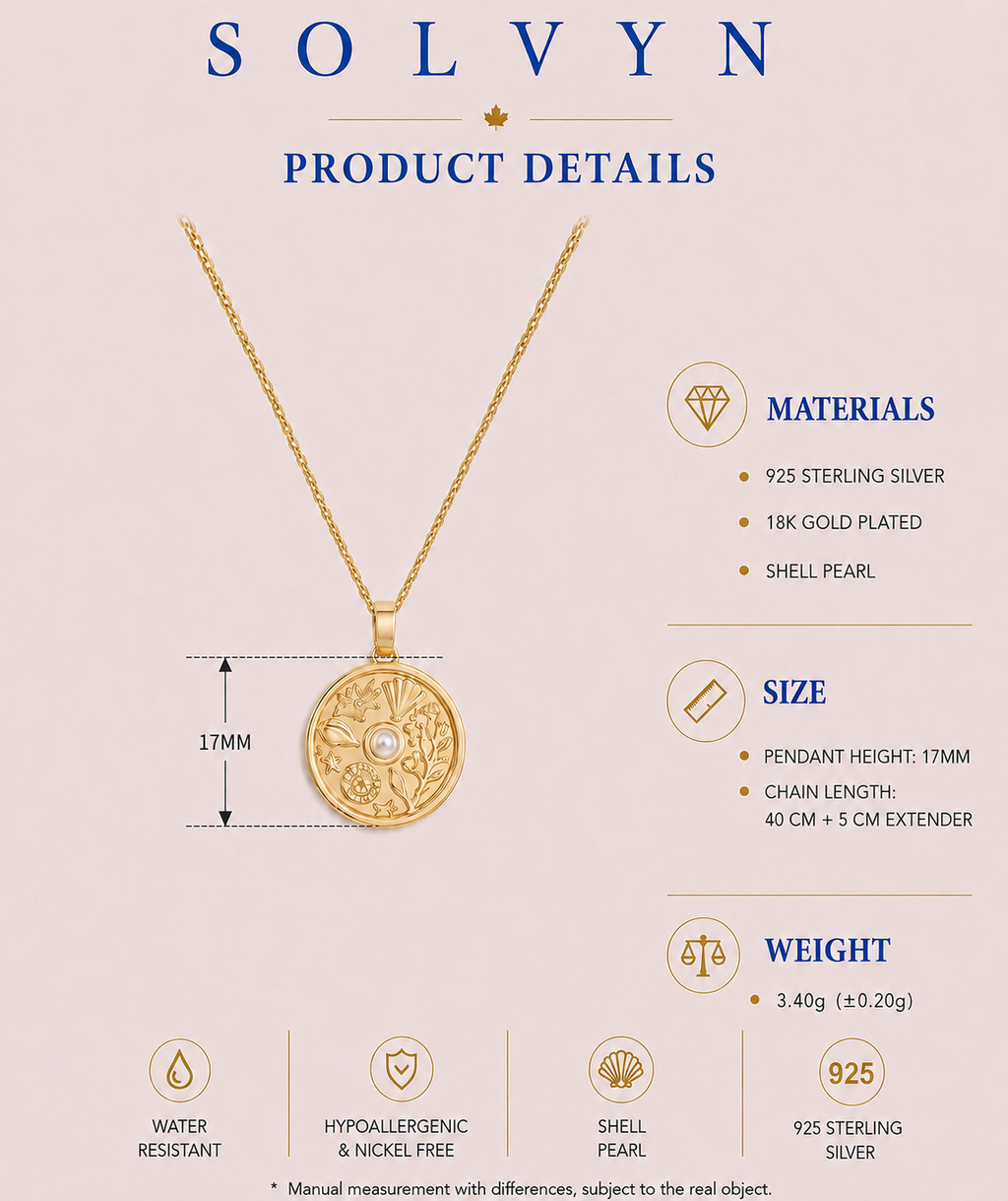 Tidal Pearl Pendant Necklace