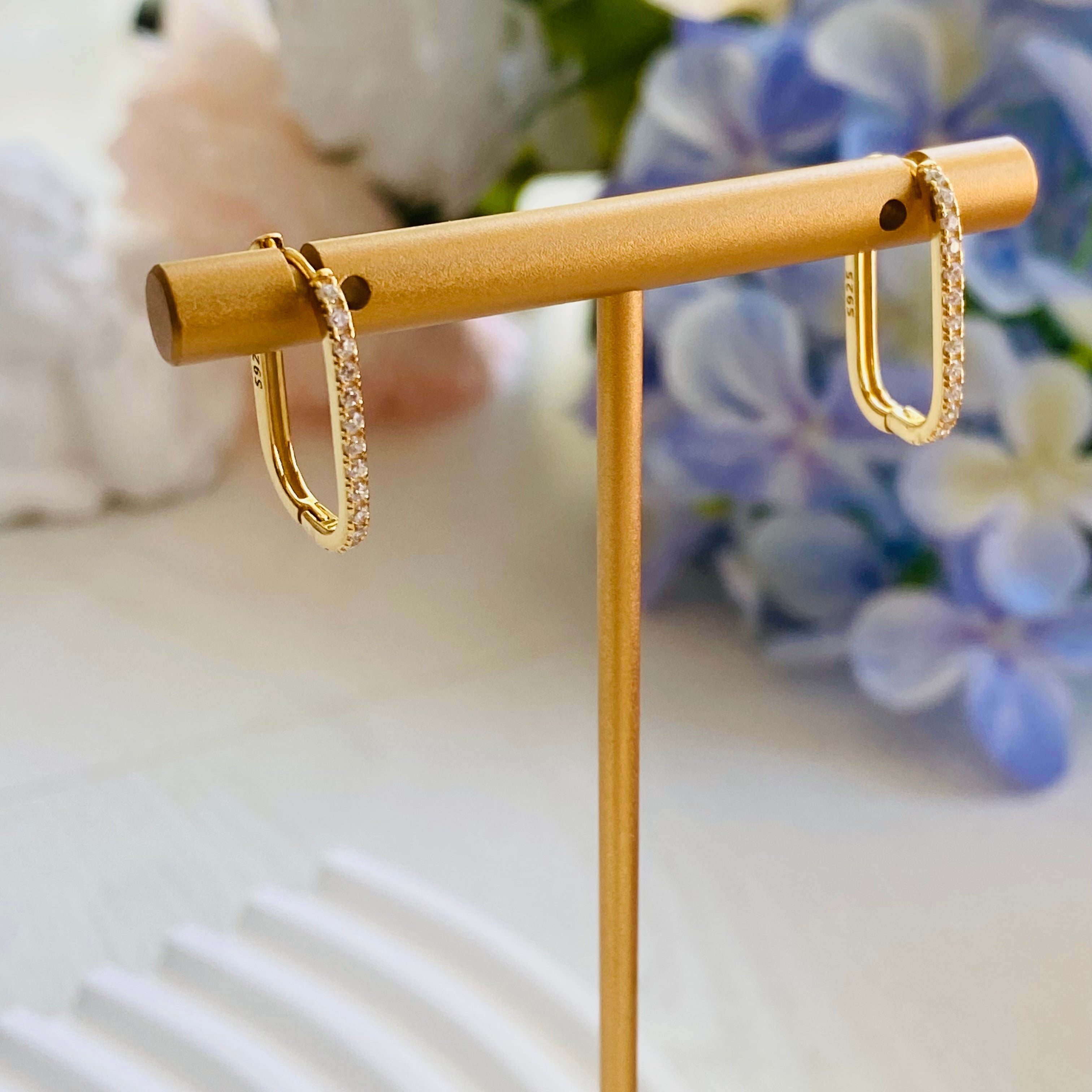 Luna Convertible Pearl Huggie Earrings