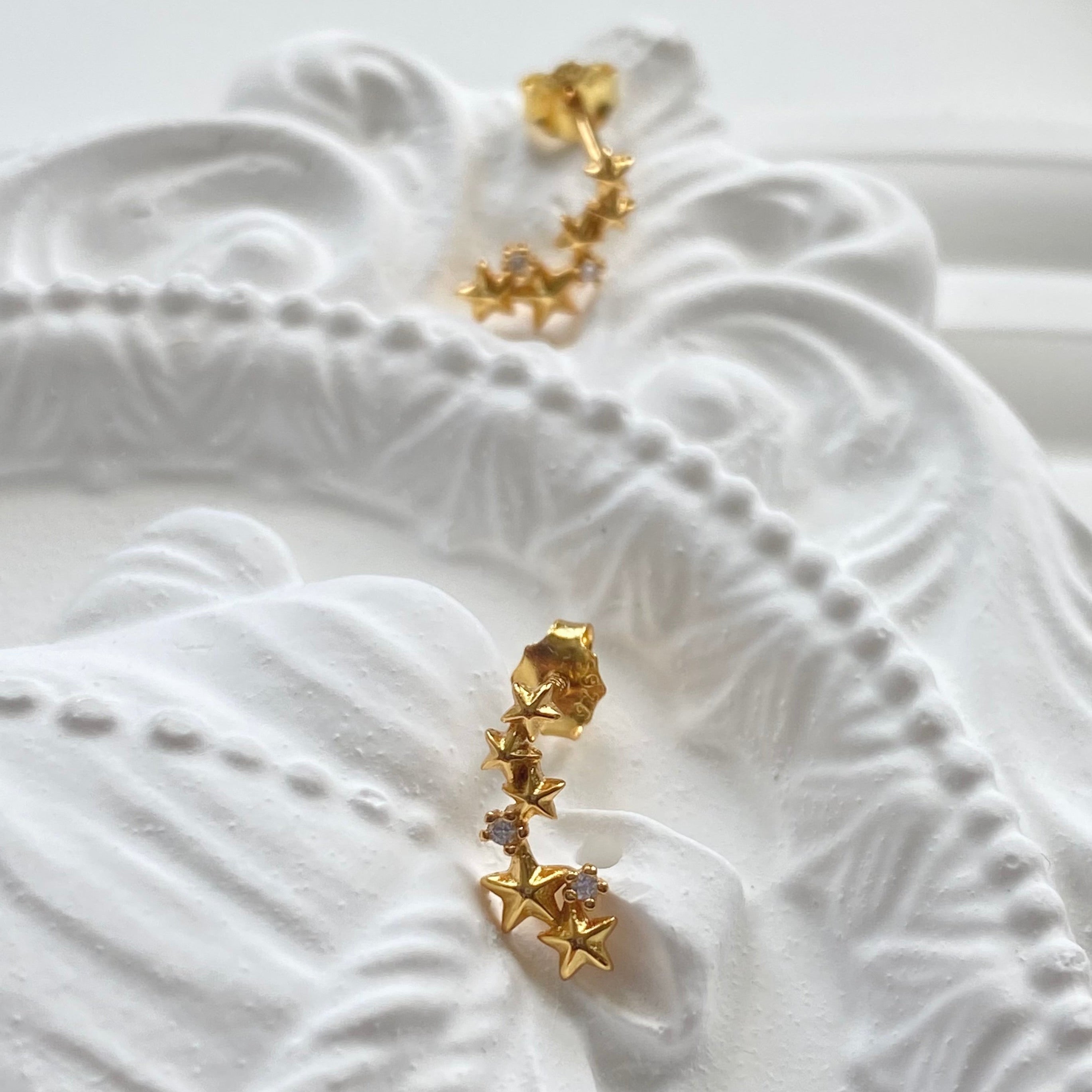 Celestial Arc Stud Earrings