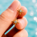 North Star Stud Earrings