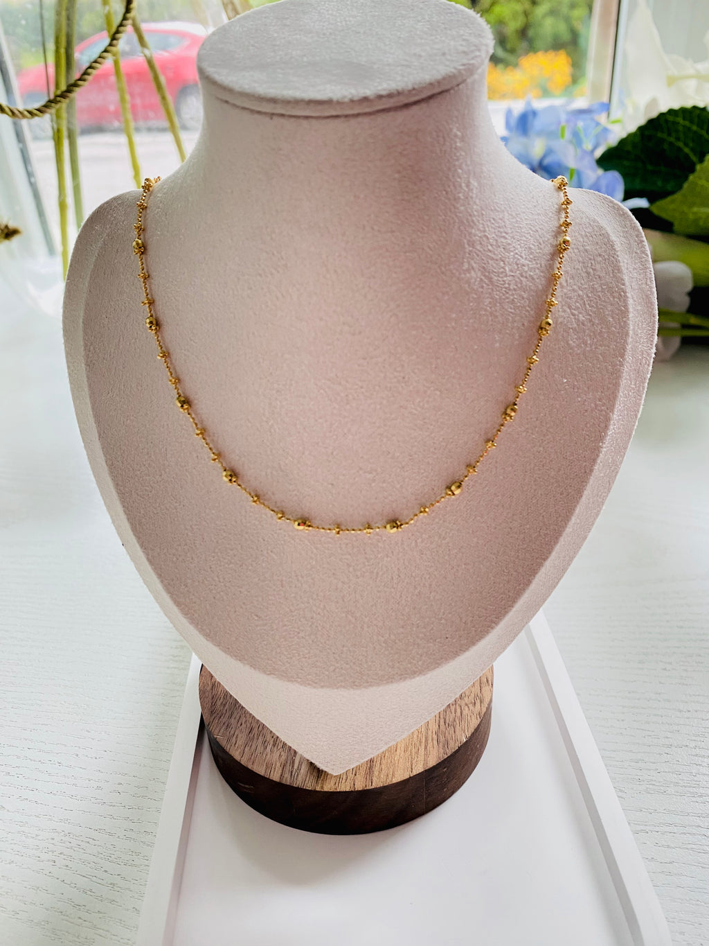 Faye Shimmer Chain Necklace