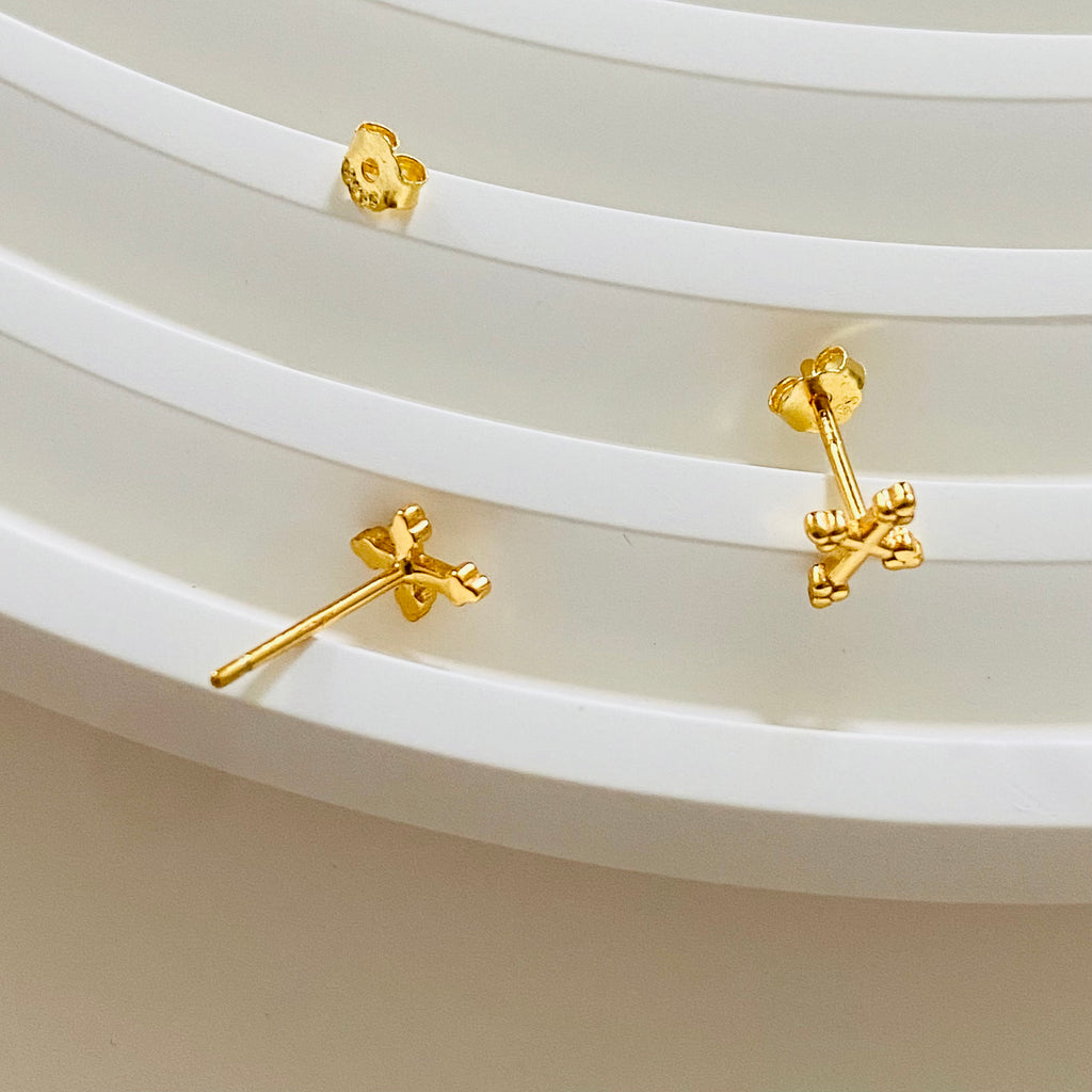 Cross Stud Earrings
