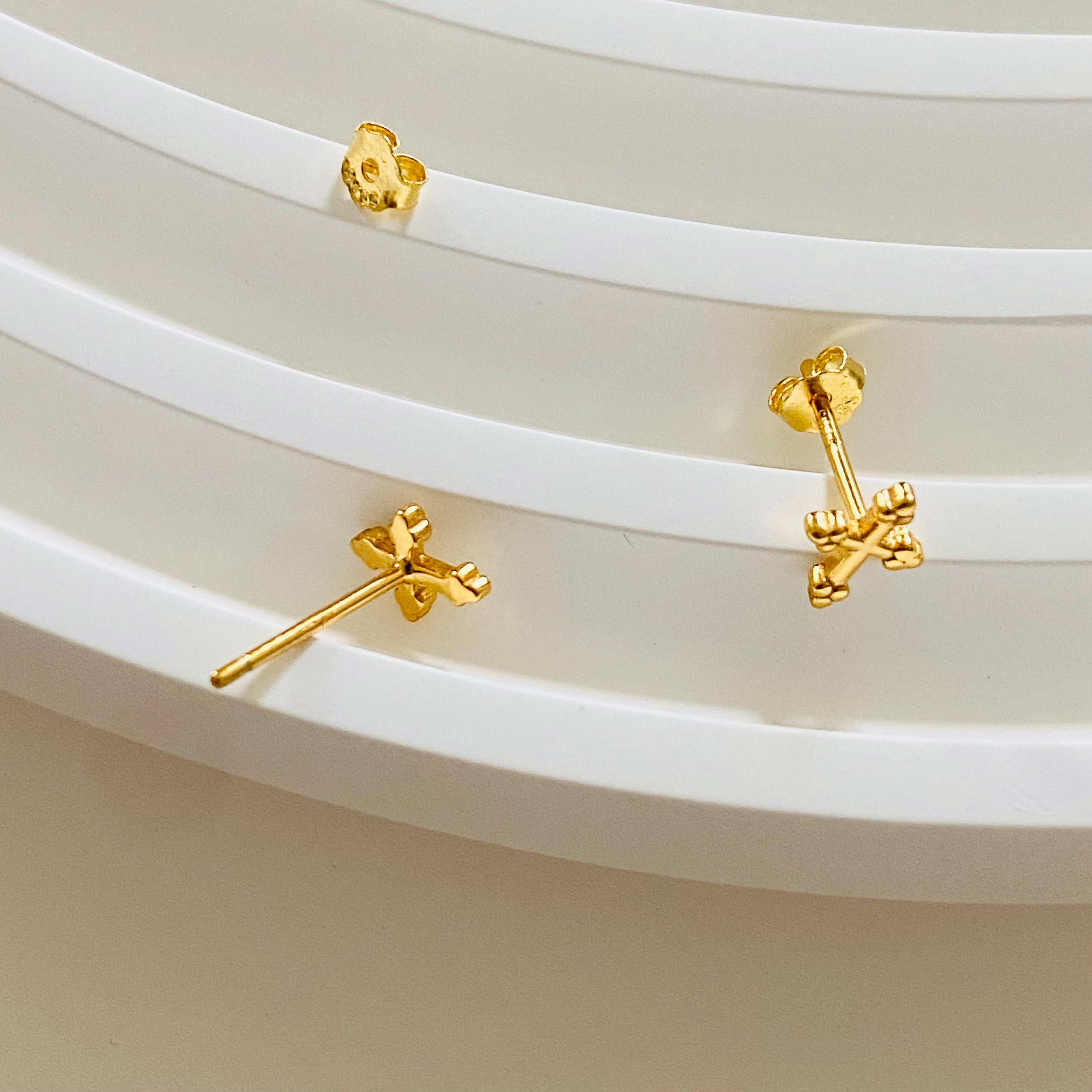 Cross Stud Earrings
