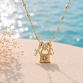 Serena Seven Charm Necklace