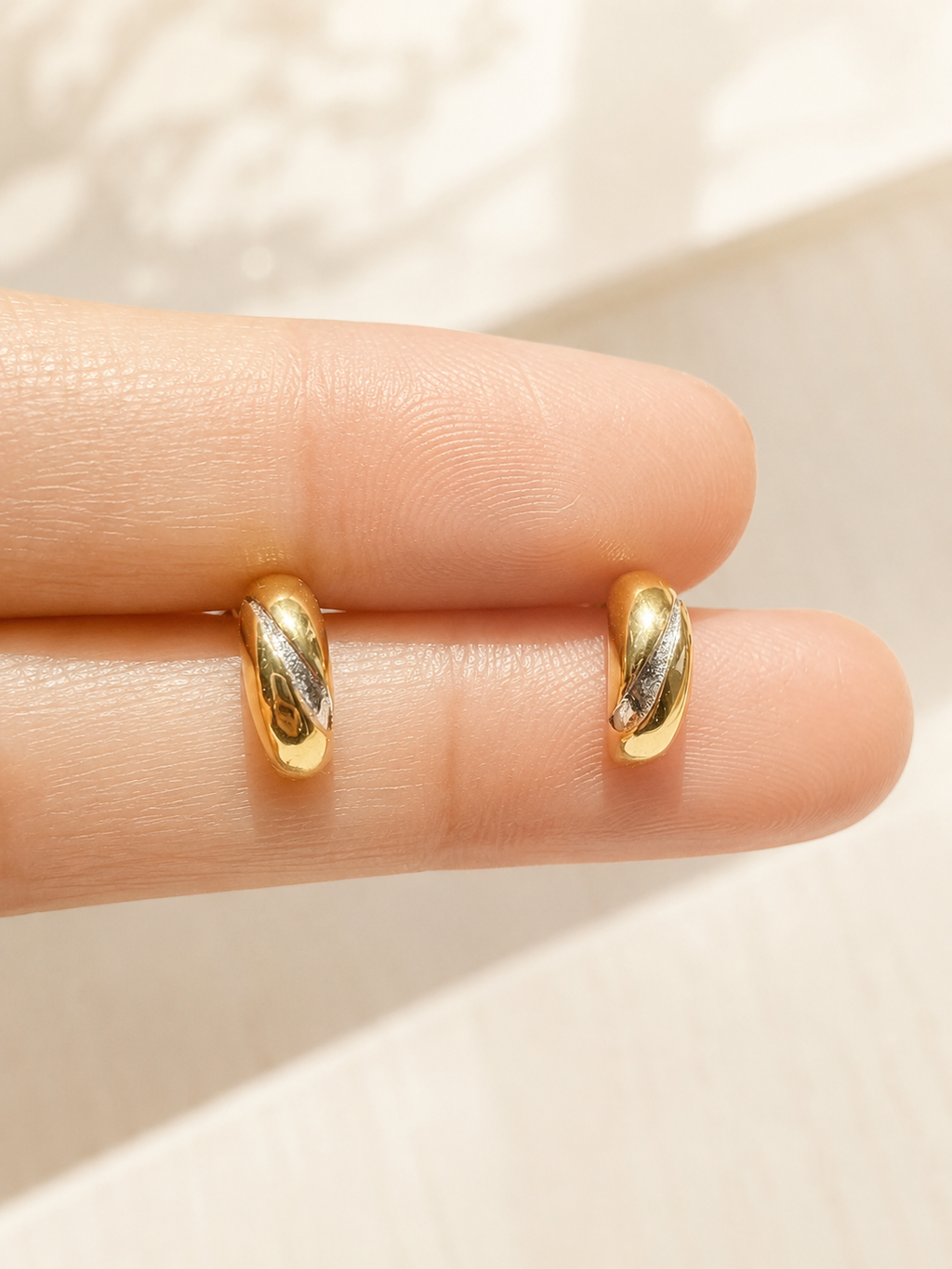 Aurora Twist Stud Earrings