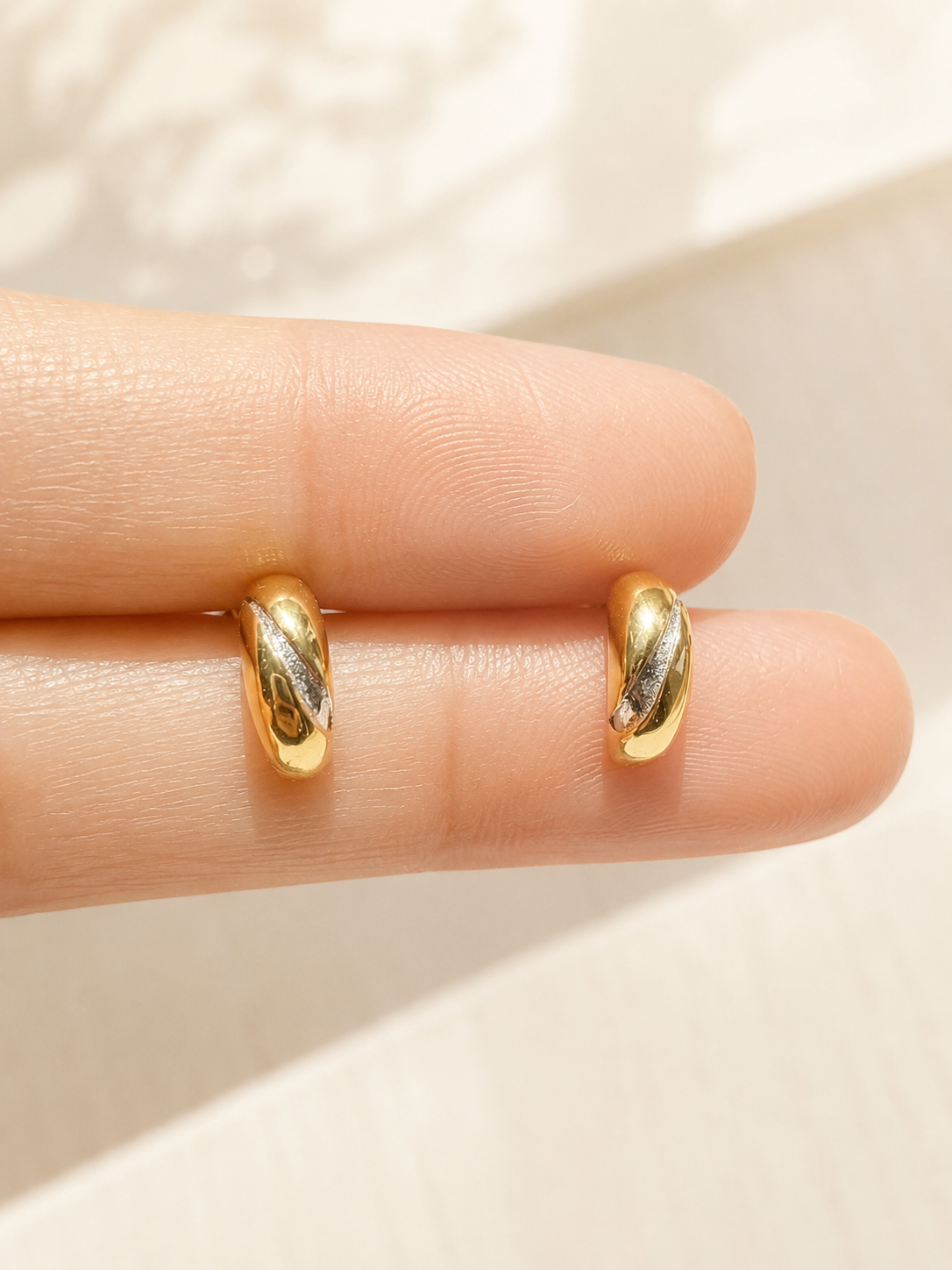 Aurora Twist Stud Earrings