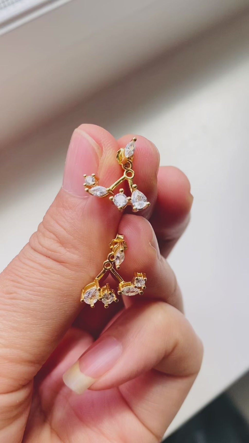 Celeste Marquise Ear Jacket Earrings